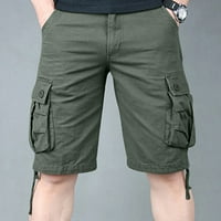Homodles muške gardetske kratke hlače - labav kratke hlače zelena veličina l