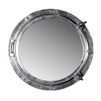 24 Portholi ogledalo srebrni list