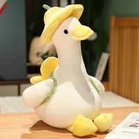 Treegren Lijepa crtana patka plišana igračka, cvjetna patka punjena životinja lutka meko zagrljaj jastuk