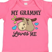 Inktastic My Grammy me voli sa Sloth and Hearts Poklon dječaka ili dječje djece