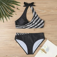 HERNALISA Ljeto Ženska kupaći kostim za kupaće kostime za kupaće odjeće Bikini Sijamski Ženski klinasti kupaći