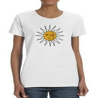 Vintage Sun Moon Daisy majica Žene -Mage by Shutterstock, Ženska 4x-velika