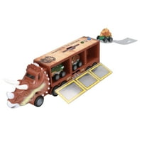 Skladišni kamion, vuld stražnji automobili Zvučni efekti Transportni igrač Dinosaur Kontejnerski kamion