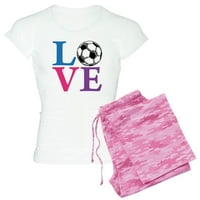 Cafepress - Multi2, Soccer Love - Ženska lagana pidžama