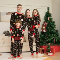 Porodica podudaranje božićne pidžame Postavite odmor Santa Claus Sleep odjeća Xmas PJS set za parove