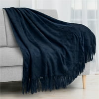 Dekorativni obrub bacajte pokrivač za kauč na kauču Soft tekstura pletena pokrivačica