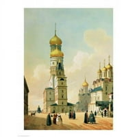 Ivan The Great Bell Tower u Moskvi Kremlj posteru Print P.h. Benoist - unutra. - Veliki
