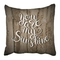 Vi ste moj natpis za sunčanje na drvenim romantičnim citatom za Dan zaljubljenih uštedite jastučnicu