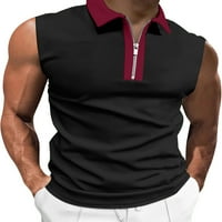 Voguele muškarci Ljetni vrhovi kratki rukav polo majica rever izrez T majica Tenis Tee Regular bluza