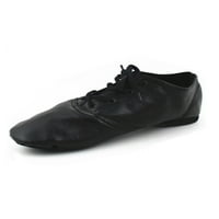 Woobling unise Comfort Ballet Cipele Flat trening Meko PU Dance crni 7.5