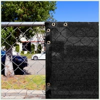 Colourree 4 '78' crna ograda zaslon zaslon zaslon za zaštitu tkanina za hladnjak, krpa od vidljivosti,