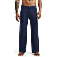 Muške kuće za kućne hlače Yoga hlače Ice svilene tkanine Početna hlače Pravne hlače Yoga Hlače Mornar