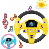 Prijenosni simulirani vozni volan kotač kopilot igračka za djecu dječja edukativna zvučna igračka mala