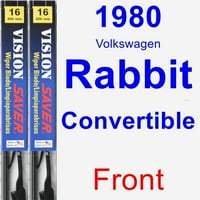 Volkswagen Rabbit Convertibil Wiper Wiper Blade - Vision Saver