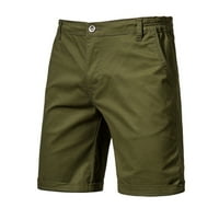 Muška ležerna boja na otvorenom Pocket plaža Radna pantalona za teretna kratke hlače Green 38