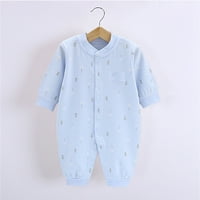 Gubotare Baby Boy odjeća Baby Boy Girl Cotton Print Romper kombinezon reprezentacije, žuti 0- mjeseci