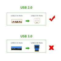 -Mas kompatibilni 6.k-mrežni kompatibilni za zamjenu USB kabela za HP Deskjet 3050A 3000-J310C 3050A-J611A 3050A-J pisača