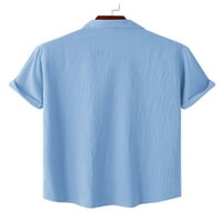 Prednjeg swalk muns havajska bluza od pune boje Okrenite košulje na ovratniku Kućice za odmor
