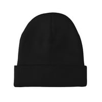 Slouchy Knit Beanie Hat za žene Muškarci Čvrsta zima toplo mekani Chunky Unise Cuffed Pleted Skull Beanies