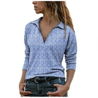 Novi dolasci majice s dugim rukavima za žene Cleariance Ležerne prilike, pulover Ženske vrhove cvjetni