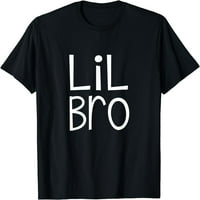 Lil Bro Mattle Brother Boys koji odgovaraju braću i sestrama Obiteljska crna 2x-velika