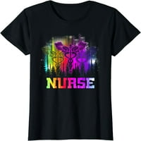 Medicinska sestra šarene grafičke majice