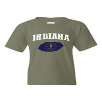 Majice za velike dječake i vrhovi tenka - Indiana zastava