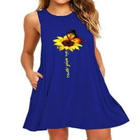 Ljetna ušteda klirence Squishhappy Women's Plus sizen Swing Mini haljine ljetna plaža Line
