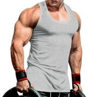 Muški vrpci bez rukava vrhovi tine majica Sportska teretana mišića fitness bluza