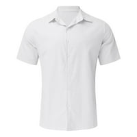 Muško ljetni Havaji, košulja kratkih rukava Dvostruki džep Okrenite košulju na ovratniku