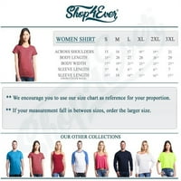 Shop4ever Ženski Shamrock Green Clovers Sv. Patrick's Day Grafička majica Mala Azalea Pink