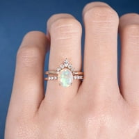 Fledorashia aktuelne prstenje za klirence za žene Mather's Day Pokloni u modnoj ženi umjetni gemston prsten za vjenčanje zaručnički nakit poklon