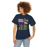 Kombinat za porodicu LLC Mardi Grawr Dinosaur, majica za kostim iz Bardi Gras Bead, majica u utorak, majica Saints, muškarci Žene Grafičke majice
