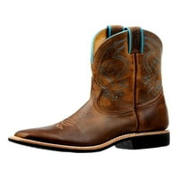 Boulet Western Boots Womens Wided Square obloženi Hillbilly Golden 6447