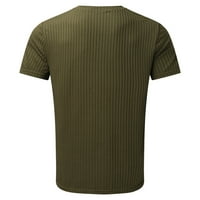 Muška modna majica Vježbajte mišićne košulje V izrez Solid boja TEE majica