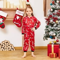 Viworld odgovara porodičnoj pidžami postavlja Božićnu PJ-jevu jelenu kapuljača od tiskane pidžame