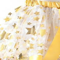 Rođendanske haljine za dječja djevojka suknja Visoki struk a-obložena ruffle zvijezde dot print tutu