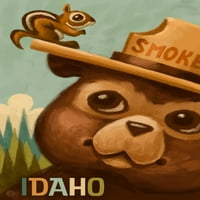 Idaho, dimočni medvjed i vjeverica