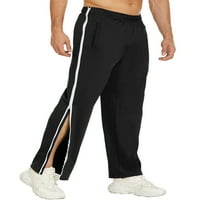 Muške atletske hlače, elastične struke pantalone za zip-up casual pantalone sa džepovima za svakodnevni