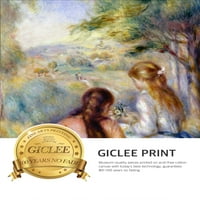 Na livadi Pierre-Auguste Renoir Giclee ispisuje uokvirenu umjetnost za zidni dekor. Uokvirena veličina: