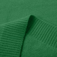 SNGXGN ženske casual turtleneck vrhovi bazični skakači pulover džemperi za žene, zelene, veličine s