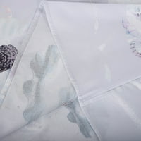 Leesechin Clearence ženske haljine plus veličina ljetna prugasta cvjetna tiskara kauzal V-izrez gumb s kratkim rukavima Haljina