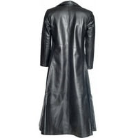 Muški modni gotički kaput kožni kaput Fau kožne jakne jakne S-5XL muški kaput jaknu