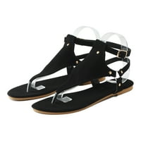 BVGFSAHNE THONG sandale za žene ravne sandale Open cipele cipele na plaži Sandale dame kopče kaip flip