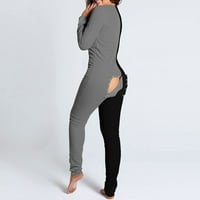 Olyvenn ponude ženski kombinezon za pakovanje bez rukava V izrez Split kombinezon moda pune pantalone