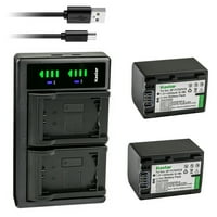 Kastar Battery i Ltd USB zamena punjača za Sony HDR-UX7, HDR-XR100, HDR-XR105, HDR-XR106, HDR-XR200,