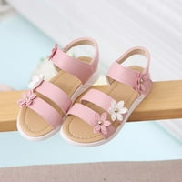ESHO Ljetne dječje djevojke sandale za djevojke, 1-9T Little Girl Open Party Party Shoes Flat Cipele