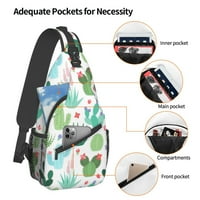 Sukulencije i kaktuse ruksaka ruksaka košne torbe za rezanje Crossbody Rame Torba za planinarenje Travel