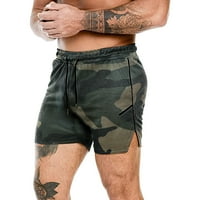 Muške kratke hlače Muški sportski fitnes i trčanje lagane mrežice prozračne brzine kamuflažne hlače