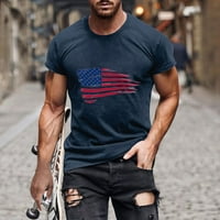 Suncoda 4. jula Muške majice USA Zastava za zastavu Kratki rukav Grafičke majice za muškarce Dan nezavisnosti